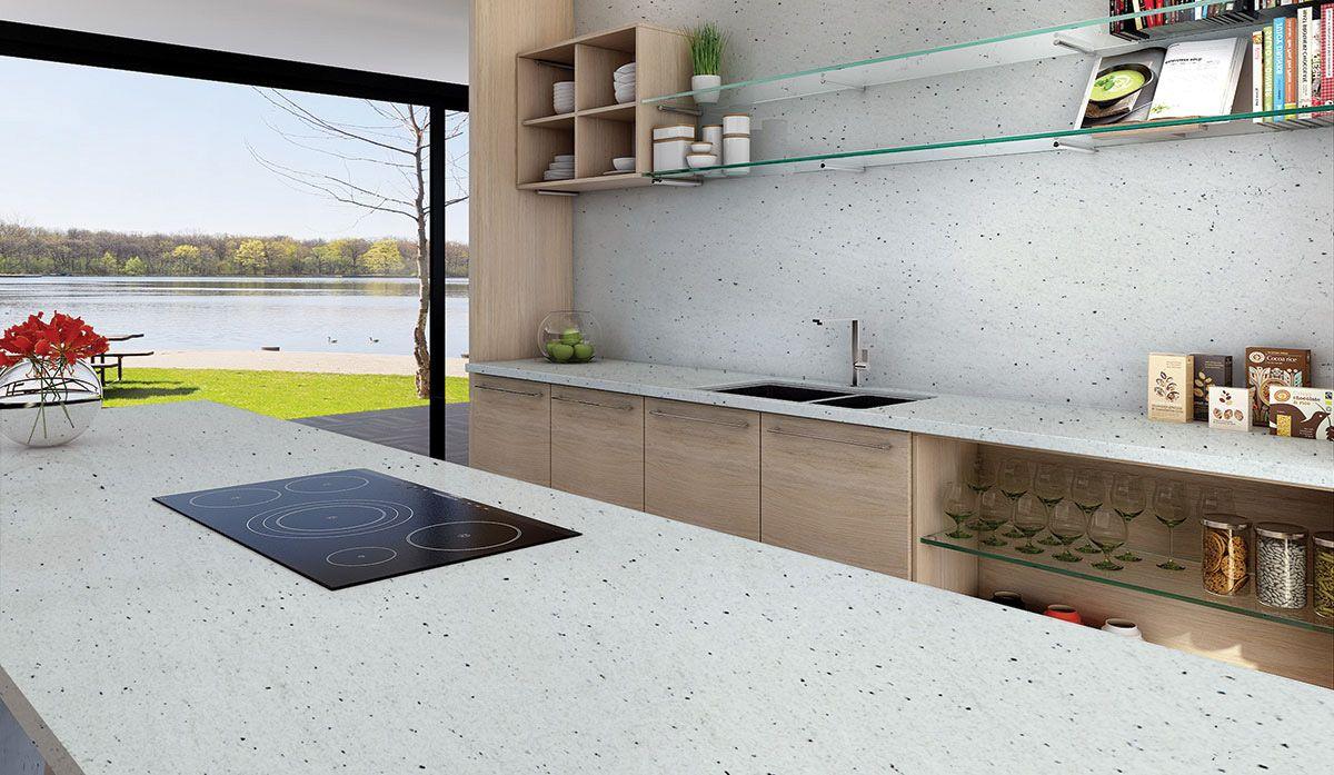 White Pitaya Granite Kitchen Countertop