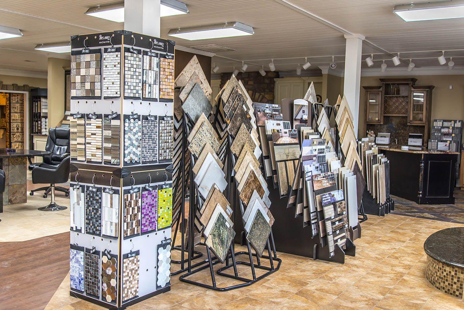 Spartanburg Showroom Tile Displays