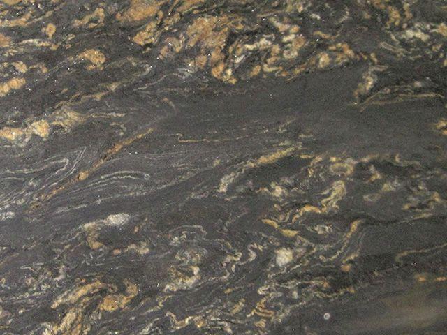 Titanium Gold Granite Countertop Sample